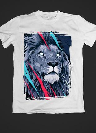 Футболка youstyle lion 0052 xs white