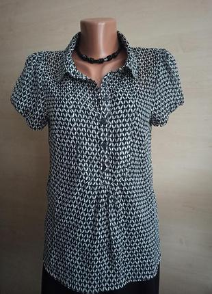 Блуза с коротким рукавом с нюансом h &m