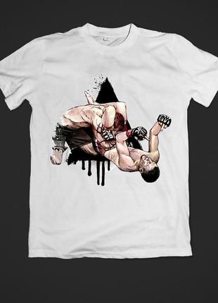 Футболка мужская с принтом mix fight
