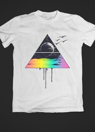 Футболка youstyle ttriangle 0080 s white