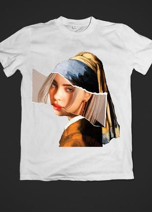 Футболка youstyle billie eilish 0335 xs white