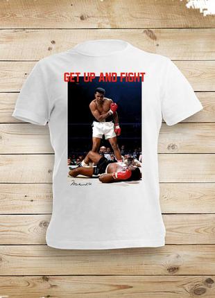 Футболка youstyle muhammad ali 0001 xl white