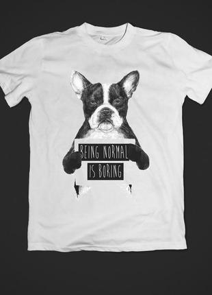 Футболка youstyle dog 0316 xl white