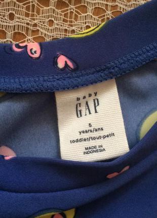 Солнцезащитная пляжная гидрофутболка gap в смайликах5 фото