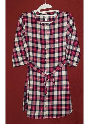 Детское платье в клетку американского бренда