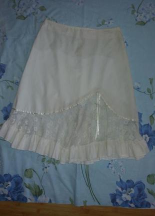 Льняная юбка1 фото