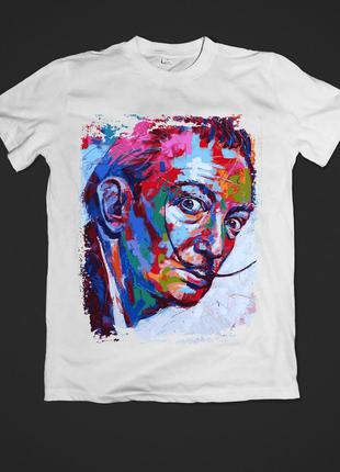 Футболка с печатью для модников dali