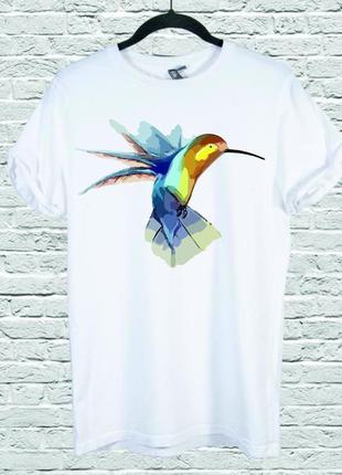 Футболка youstyle hummingbird 0121 xxl white