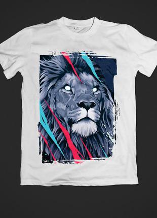 Футболка youstyle lion 0052 m white