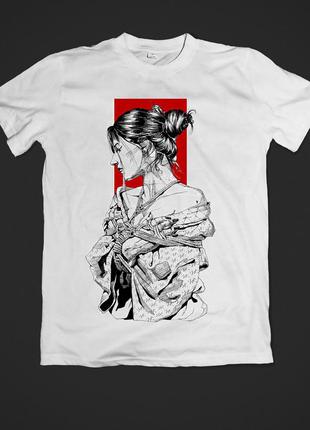 Футболка женская с принтом girl