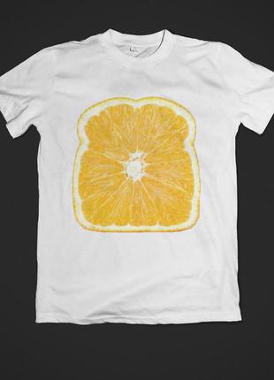 Футболка youstyle orange 0223 s white