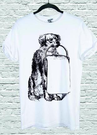 Футболка youstyle best friend 0153 xl white