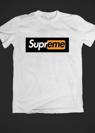 Футболка мужская с принтом supreme