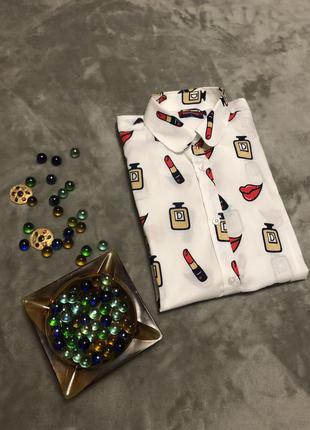 Сорочка з губами рубашка 3