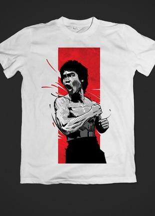 Футболка youstyle bruce lee 0337 xs white