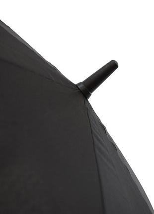 Зонт-трость полуавтомат, с карбоновым держателем и прорезиненой изогнутой ручкой you3 фото