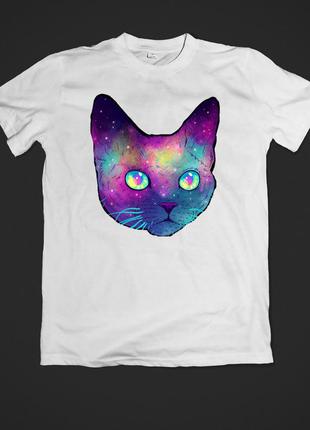 Футболка женская с принтом сat