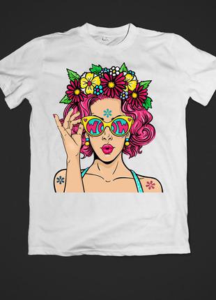 Футболка женская с принтом pop art