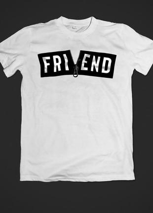 Футболка youstyle жіноча friend 0523 s white1 фото