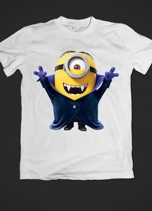 Футболка мужская с принтом minions