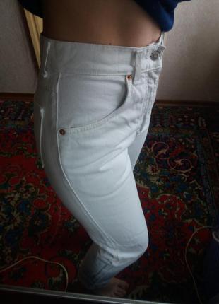 Джинсы мом. mom jeans. высокая посадка.2 фото