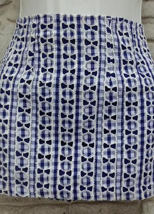 Распродажа!!! много скидок!!! красивая юбка с вышивкой topshop