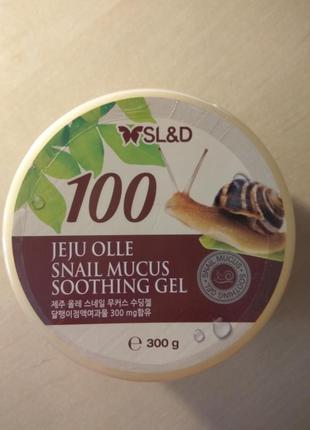 100% snail mucus soothing gel1 фото