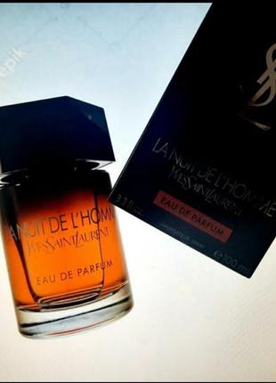 Yves saint laurent la nuit de l'homme eau de parfum ів сен лоран нуит хом парфум 100мл парфуми парфумована вода