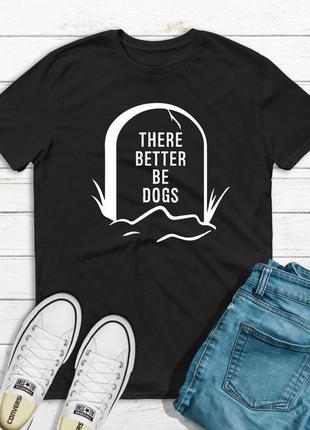 Футболка мужская с принтом собаки dogs