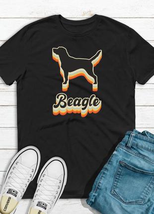 Футболка чоловіча з принтом собаки dogs