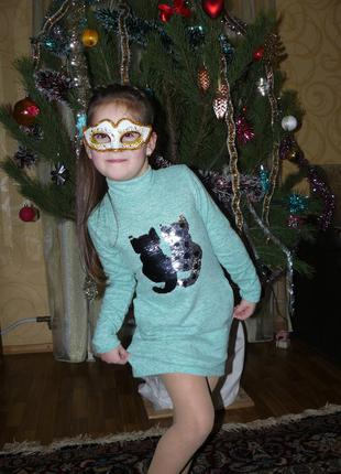 Платье-туника на 6-7 лет