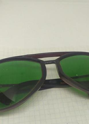 Очки солнцезащитные с зелеными стеклами из ссср1 фото