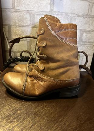 Шкіряні черевики josef seibel - оригінал