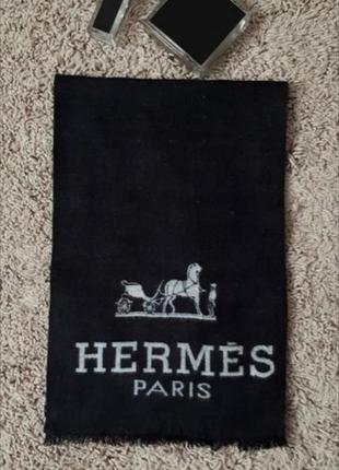 Стильний чоловічий шарф hermes.2 фото