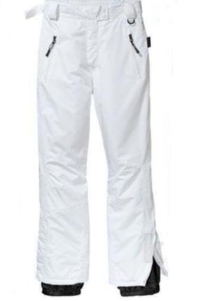 Белые теплые ,лыжные брюки для активных зимних прогулок,,stryke,,