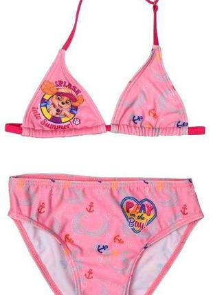 Купальник раздельный щенячий патруль для девочки 2 года