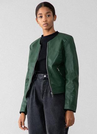 Куртка жіноча lefties jacket із еко-шкіри іспанія