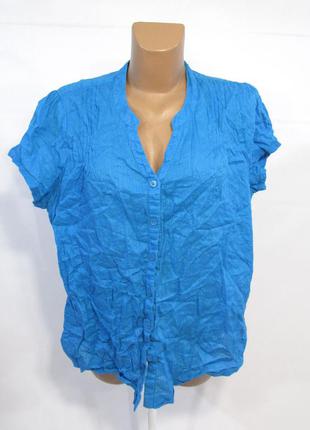 Блузка tu, голубая, 20, как новая!