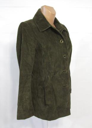 Куртка вельветовая m&s, 12 (40), коричневая, отл сост!2 фото