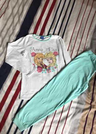 Disney frozen 👑 134 140 пижамка пижама новая