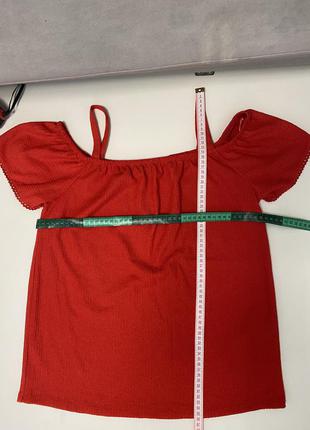 Красная блуза кофточка3 фото