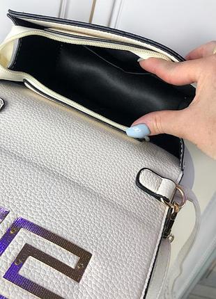 Сумка міні молочно-біла 7