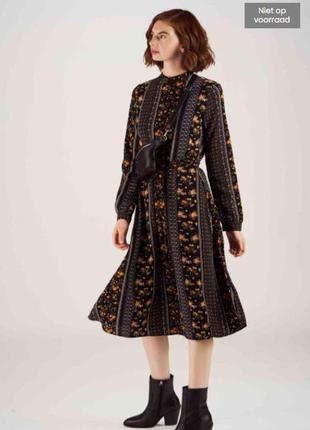 Платье миди с поясом vero moda 3
