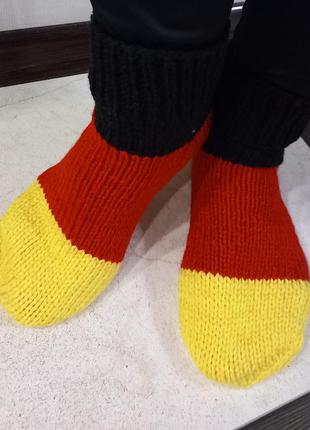 Шкарпетки жіночі теплі триколірні подарунок