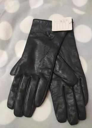 Перчатки кожа
