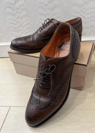 Туфли оксфорды santoni