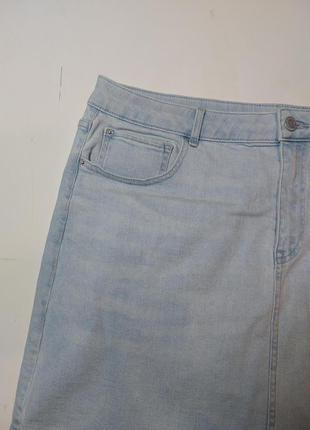 Фирменная стрейчевая джинсовая юбка4 фото
