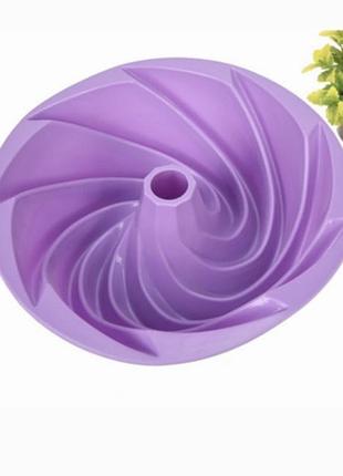 Кругла силіконова глибока для випічки кексів для желе для тортів