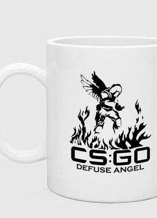 Кружка с принтом «cs:go - defuse angel»