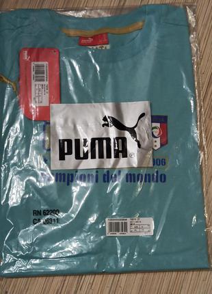 Оригинал футболка puma с изображением символа итальянской сборной8 фото